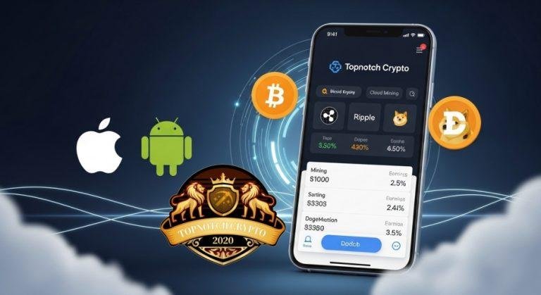 Topnotch Crypto Unveils Mobile App to Simplify Cloud Mining