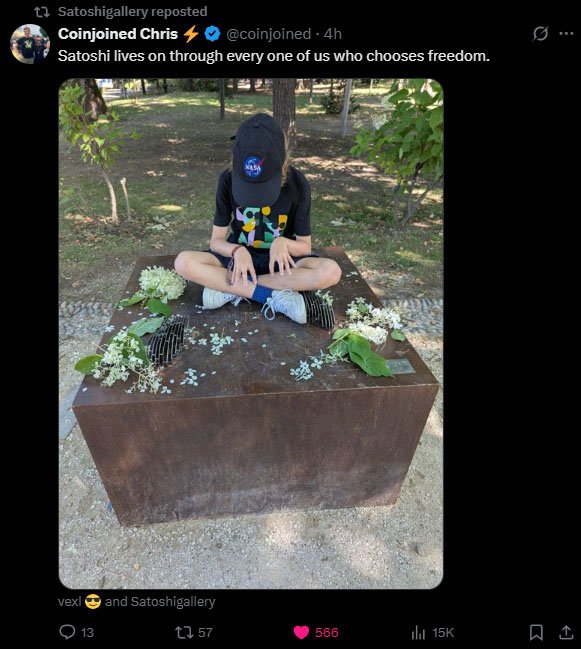 Satoshi Statue in Lugano Recovered Shortly After it Goes Missing 4 coinjoined Chris Satoshi statue